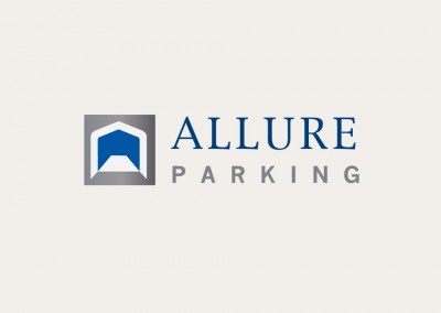 Allure Parking logo and house style