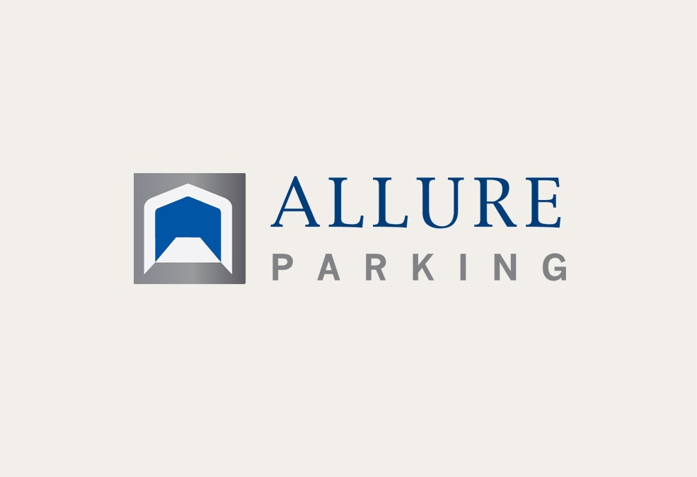 Allure Parking logo en huisstijl
